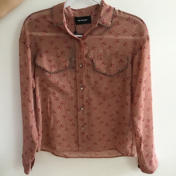 NWT | The Kooples Candy Flower blouse - Picture 4 of 6
